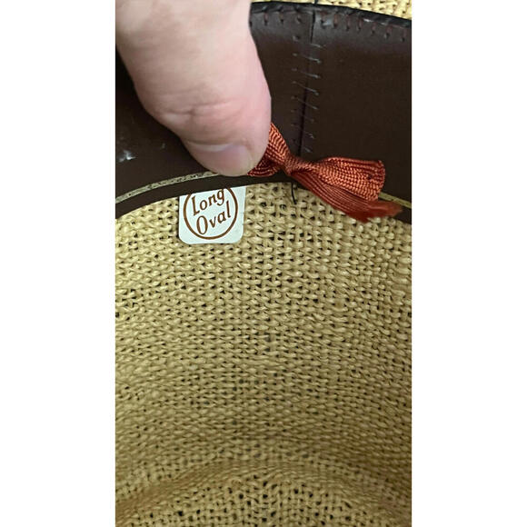 Vintage 1979  Resistol Stagecoach Straw Cowboy Hat 7 1/4 - Picture 8 of 10